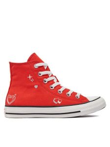Converse Trampki Chuck Taylor All Star Y2K Heart A09117C Czerwony. Czerwone trampki Converse, bez wzorów, z materiału, bez zapięcia. Za 229,99 zł.
