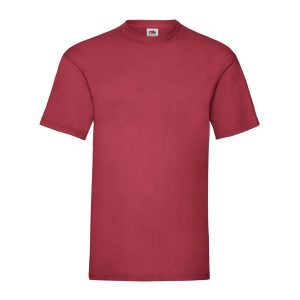 Koszulka Unisex Dla Dorosłych Valueweight. Czerwone bluzki FRUIT OF THE LOOM, s, bez wzorów, sportowe, bez kołnierzyka, bez ramiączek. Za 35,99 zł.