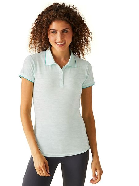 Regatta Koszulka polo "Remex II" w kolorze błękitnym rozmiar: 50. Niebieskie bluzki Regatta, bez wzorów, bez kołnierzyka, bez ramiączek. Za 35,10 zł.