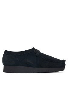 Clarks Półbuty Wallabee Lite. 26329534 Czarny. Czarne półbuty Clarks, bez wzorów, ze skóry, bez obcasa, na płaskiej podeszwie, bez zapięcia. Za 429,99 zł.
