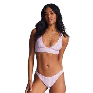 Dół od stroju kąpielowego Billabong Covered In Love Tanlines Tanga. Fioletowe bikini Billabong, bez wzorów. Za 89,99 zł.