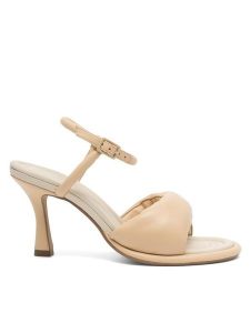 Gino Rossi Sandały SEWILLA-02 Beżowy. Brązowe sandały Gino Rossi, bez wzorów, ze skóry, bez obcasa, na szpilce, bez zapięcia. Za 399,99 zł.