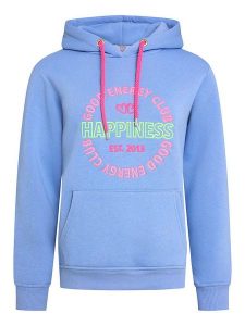 Zwillingsherz Bluza "Sarah" w kolorze niebieskim rozmiar: S/M. Niebieskie bluzy Zwillingsherz, m, bez wzorów, z kapturem. Za 233,33 zł.