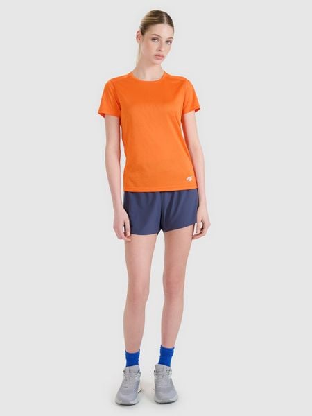 4F Spodenki do biegania szybkoschnące damskie - szare XS. Szare spodenki sportowe 4f, s, bez wzorów, z elastanu, z podwyższonym stanem, do biegania. W wyprzedaży za 89,99 zł.