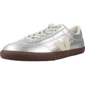 Buty VEJA FU2020893A Srebrny. Szare buty trekkingowe Veja, ze skóry, bez zapięcia. Za 545,75 zł.