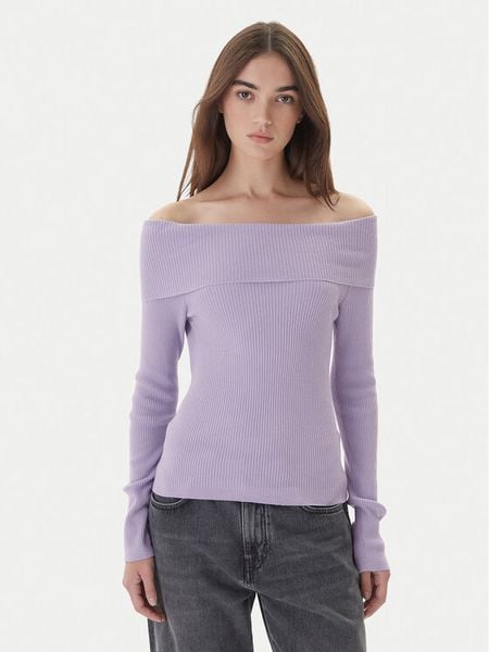 Kontatto Sweter 3M0813C Fioletowy Regular Fit. Fioletowe swetry klasyczne Kontatto, m, z syntetyku, bez kołnierzyka. Za 235,99 zł.