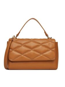 DeeZee Torebka C-DZE-S-016-08 Brązowy. Brązowe torebki klasyczne DeeZee, bez wzorów, z materiału, bez dodatków. Za 129,99 zł.