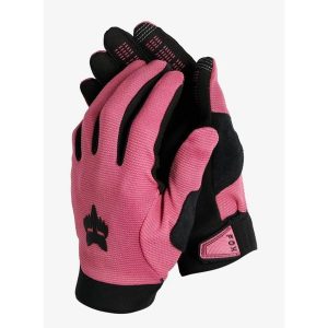 Rękawiczki rowerowe damskie Fox Ranger Glove. Czerwone rękawiczki FOX, bez wzorów. Za 148,49 zł.