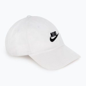 Czapka z daszkiem Nike Club Unstructured Futura Wash. Białe czapki Nike, bez wzorów, z bawełny, sportowe. Za 109,99 zł.