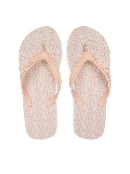 Armani Exchange Japonki XDQ010 XV700 U609 Różowy. Czerwone klapki Armani Exchange, bez wzorów, z syntetyku, bez obcasa. Za 58,99 zł.