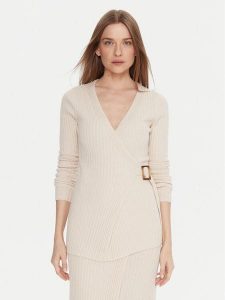 Kontatto Kardigan 3M0954C Écru Slim Fit. Kardigany Kontatto, z wiskozy. Za 469,99 zł.