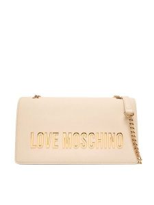 LOVE MOSCHINO Torebka JC4192PP0NKD0110 Écru. Torebki klasyczne LOVE MOSCHINO, bez wzorów, ze skóry, bez dodatków. Za 679,99 zł.