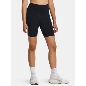 Spodenki treningowe damskie Under Armour Meridian Bike 7in. Czarne szorty Under Armour, bez wzorów. Za 199,99 zł.