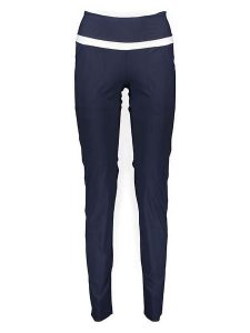 Crazy Spodnie funkcyjne w kolorze granatowym rozmiar: S. Niebieskie spodnie sportowe Crazy, s, bez wzorów, z materiału, z podwyższonym stanem, outdoorowe. Za 122,96 zł.