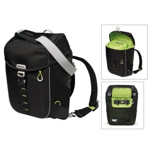 Wodoodporny plecak i pasek na ramię Basil miles daypack 17L. Czarne plecaki BASIL. Za 359,95 zł.