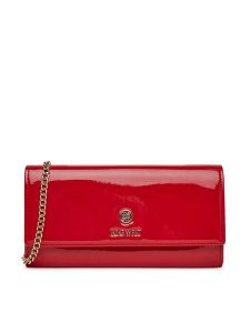 Nine West Torebka NW-W1-013-SS25 Czerwony. Czerwone torebki wieczorowe Nine West, bez wzorów, z materiału, bez dodatków. Za 119,99 zł.