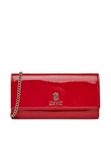 Nine West Torebka NW-W1-013-SS25 Czerwony. Czerwone torebki klasyczne Nine West, bez wzorów, z materiału, bez dodatków. Za 119,99 zł.