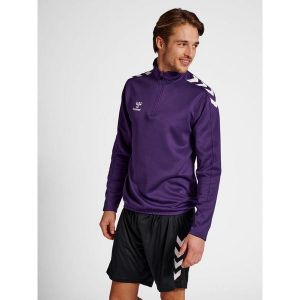 Bluza do piłki ręcznej dla dorosłych Hummel hml CORE XK. Białe bluzy Hummel, m, bez wzorów, bez kaptura. Za 204,00 zł.