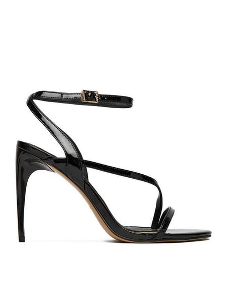 Eva Minge Sandały EO-TORI-LT2035-6 Czarny. Czarne sandały Eva Minge, bez wzorów, ze skóry, bez obcasa, bez zapięcia. Za 429,99 zł.