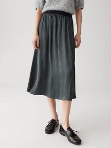 OPUS Spódnica w kolorze antracytowym rozmiar: 36. Czarne spódnice Opus, bez wzorów, midi. Za 185,32 zł.