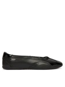 Tommy Hilfiger Baleriny Tjw Ballet Sneaker EN0EN03169 Czarny. Czarne balerinki TOMMY HILFIGER, bez wzorów, ze skóry, bez obcasa, bez zapięcia. Za 409,99 zł.
