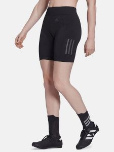 Adidas Szorty kolarskie "Essentials 3-Stripes" w kolorze czarnym rozmiar: L. Czarne spodenki sportowe ADIDAS, l, bez wzorów, z materiału, z podwyższonym stanem, rowerowe. Za 236,61 zł.