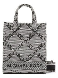 Michael Kors Torebka w kolorze czarnym - 17 x 20 x 7 cm rozmiar: onesize. Białe torebki klasyczne Michael Kors, bez wzorów, z bawełny, przez ramię, bez dodatków. Za 629,45 zł.