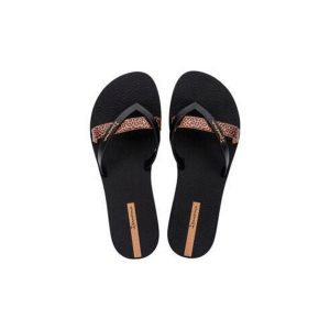 Klapki japonki damskie Ipanema Kirei. Brązowe klapki Ipanema, bez wzorów, bez obcasa. Za 89,00 zł.