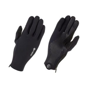 Neoprene Zip Gloves. Czarne rękawiczki AGU, bez wzorów, z materiału. Za 383,50 zł.