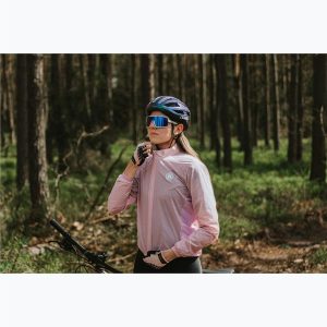 Kurtka rowerowa damska ATTABO Cahayo Jacket Windproof. Czerwone kurtki ATTABO, s, bez wzorów, bez kaptura. Za 109,99 zł.