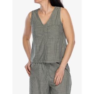 Top damski Kavu Vacay. Zielone koszulki sportowe KAVU, bez wzorów, bez ramiączek. Za 189,99 zł.
