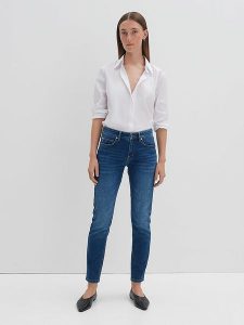 Someday Dżinsy "Catia" - Slim fit - w kolorze niebieskim rozmiar: 36. Niebieskie jeansy someday., z aplikacjami. Za 140,53 zł.