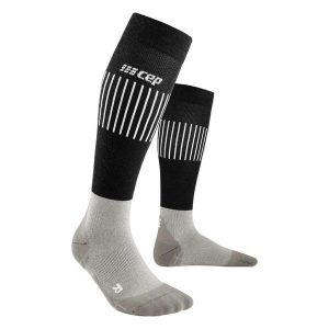 Skarpety zimowe ultralekkie z wełną merino damskie CEP. Szare skarpetki CEP, bez wzorów, z wełny. Za 209,00 zł.