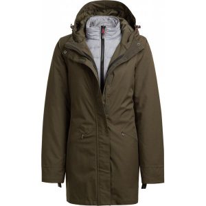 Kurtka fukcyjna 3w1 damska KUDT600 - khaki - Outhorn. Kurtki marki Outhorn. W wyprzedaży za 279,99 zł.