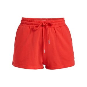 Szorty z elastycznym pasem dla Kobiety SURFING BY MOONLIGHT. Czerwone szorty Roxy, bez wzorów, z elastanu. Za 179,99 zł.