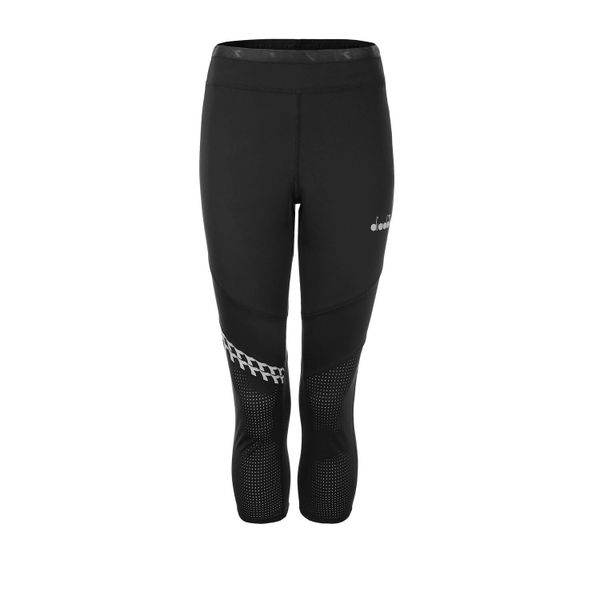 Legginsy damskie DIADORA L. 6/8 REVERSIBLE TIGHTS BE ONE. Czarne legginsy Diadora, bez wzorów. Za 109,99 zł.