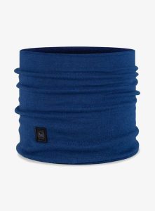Komin na szyję Buff Knitted Neckwarmer Niels Evo - cobalt. Niebieskie szaliki Buff, na zimę, bez wzorów, z bawełny. Za 145,45 zł.