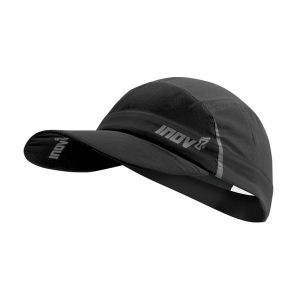 Czapka Inov-8 Race Elite Peak 2.0. Czarne czapki Inov-8, bez wzorów. Za 101,99 zł.