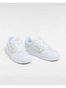 Vans Skórzane sneakersy w kolorze białym rozmiar: 41. Białe trampki Vans, bez wzorów, bez zapięcia. Za 180,06 zł.