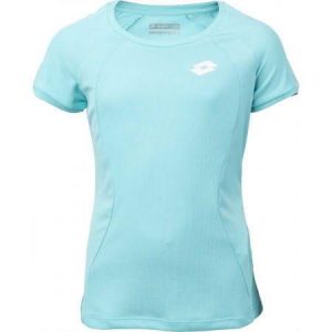 Koszulka tenisowa damska z krótkim rekawem Lotto squadra tee. Niebieskie bluzki Lotto, xs, bez wzorów, sportowe, bez kołnierzyka, bez ramiączek. Za 85,00 zł.