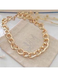 Atelier MIU Pozłacany naszyjnik - dł. 42 cm rozmiar: onesize. Żółte naszyjniki Atelier MIU, pozłacane. Za 95,92 zł.