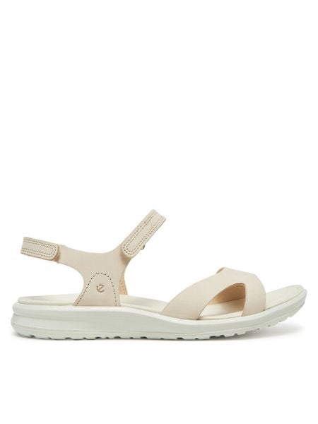 ECCO Sandały Cruise II 82188302378 Beżowy. Brązowe sandały ecco, bez wzorów, ze skóry, bez obcasa, na płaskiej podeszwie, bez zapięcia. Za 529,99 zł.