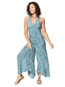 Ipanima Kombinezon w kolorze niebieskim rozmiar: 34-40. Niebieskie kombinezony Ipanima, bez wzorów, z asymetrycznym kołnierzem, bez ramiączek. Za 78,99 zł.