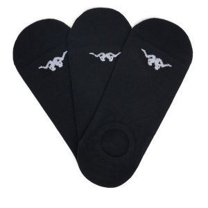 Stopki Kappa. Czarne skarpetki Kappa, bez wzorów. Za 24,99 zł.