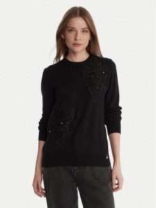 Artigli Sweter ACMA002801 Czarny Regular Fit. Czarne swetry klasyczne Artigli, m, z syntetyku, bez kołnierzyka. Za 289,99 zł.