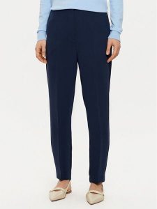 Tommy Hilfiger Chinosy WW0WW45450 Granatowy Slim Fit. Niebieskie chinosy TOMMY HILFIGER, bez wzorów, z syntetyku. Za 329,99 zł.