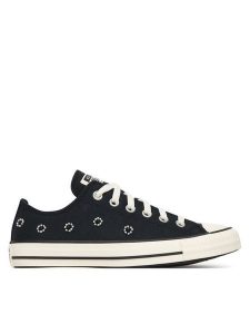 Converse Trampki Chuck Taylor All Star Beads A16679C Czarny. Czarne trampki Converse, bez wzorów, z materiału, bez zapięcia. Za 379,99 zł.