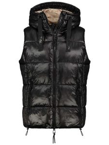 Sublevel Kamizelka pikowana w kolorze czarnym rozmiar: L. Czarne kamizelki Sublevel, l, bez wzorów, bez kołnierzyka, bez ramiączek, bez kaptura. Za 170,47 zł.