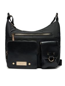 Monnari Torebka BAG6020 Czarny. Czarne torebki klasyczne Monnari, bez wzorów, ze skóry, bez dodatków. Za 139,99 zł.