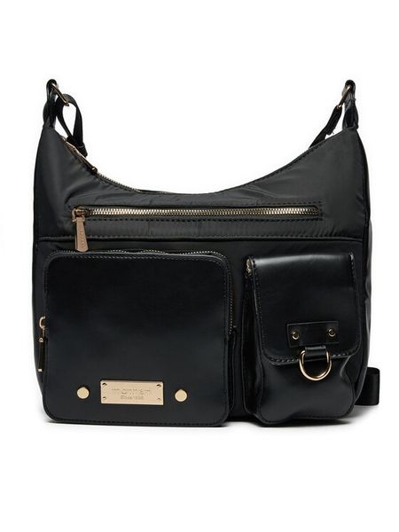 Monnari Torebka BAG6020 Czarny. Czarne torebki klasyczne Monnari, bez wzorów, ze skóry, bez dodatków. Za 139,99 zł.